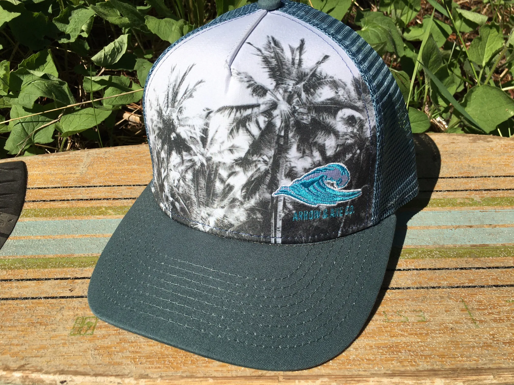 Palm Tree Print/Photo - truckers hat collection