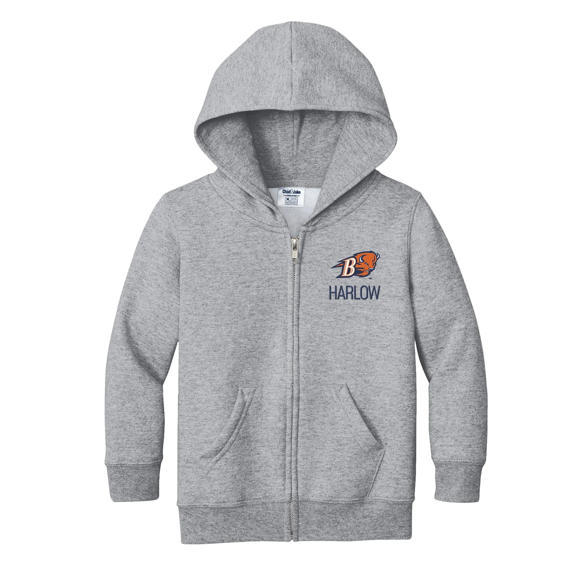 Personalized Bucknell Bison Toddler Full-Zip Sweatshirt