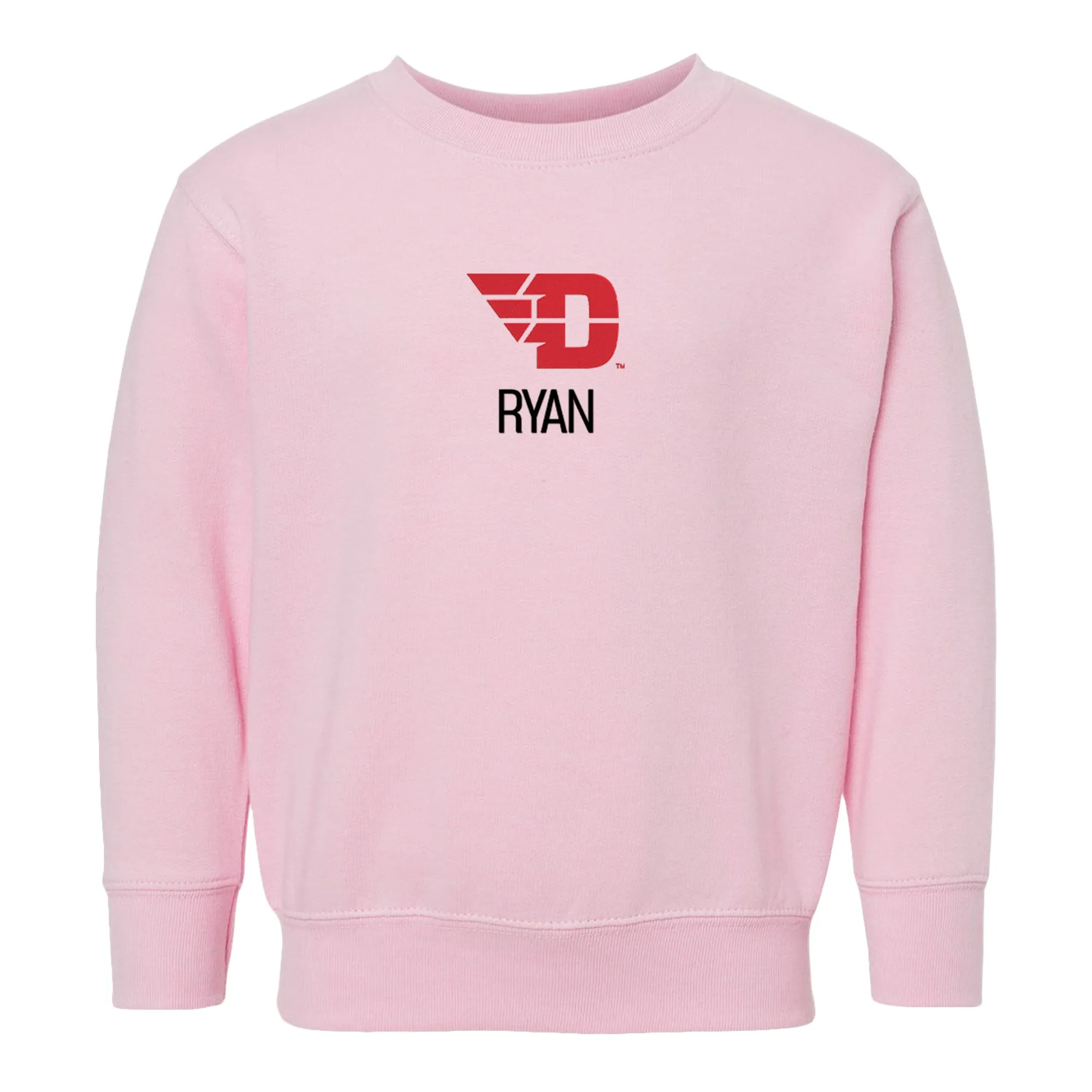 Personalized Dayton Flyers Toddler Crewneck Sweatshirt