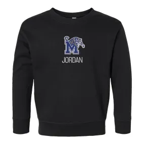 Personalized Memphis Tigers Toddler Crewneck Sweatshirt