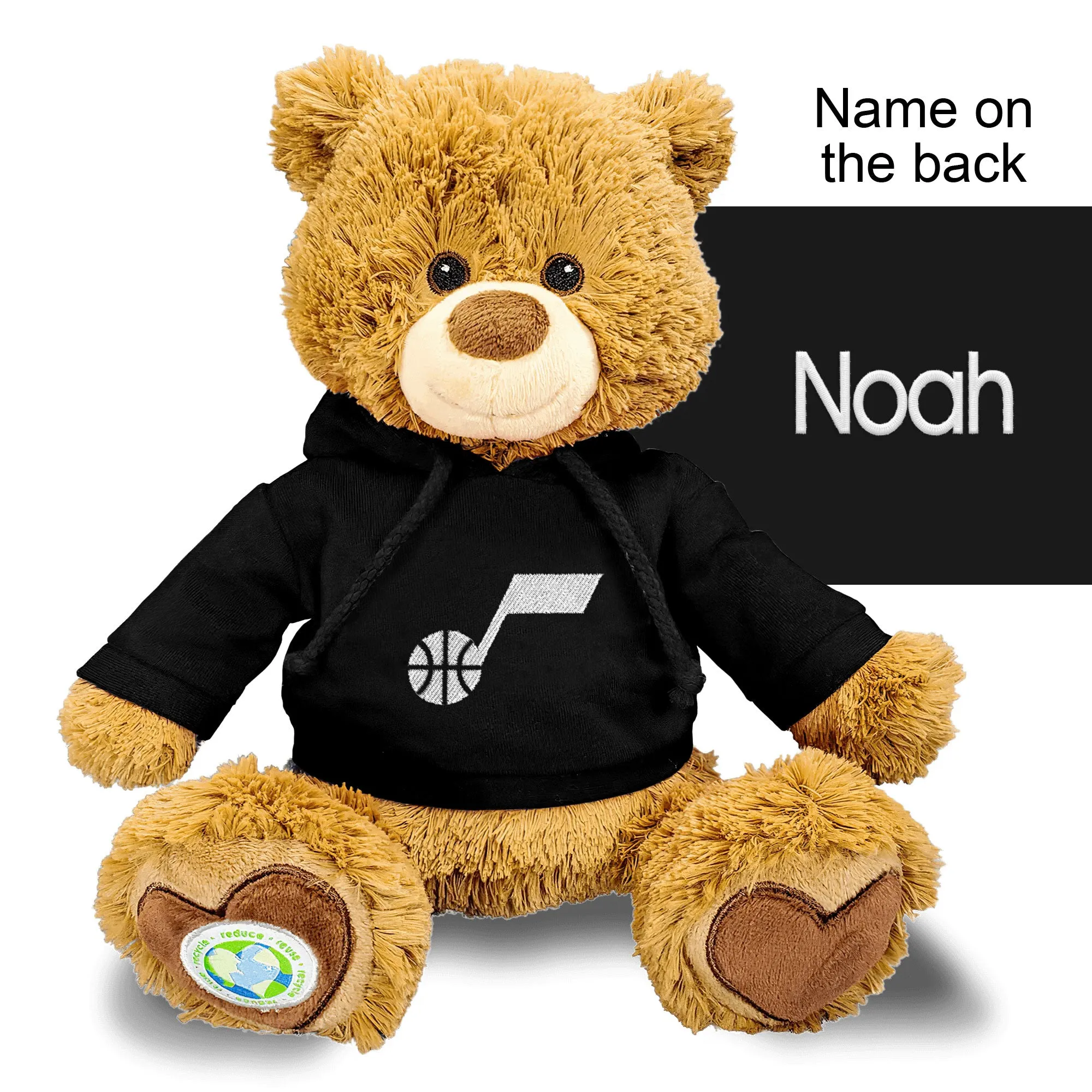 Personalized Utah Jazz 10" Plush Bear 2