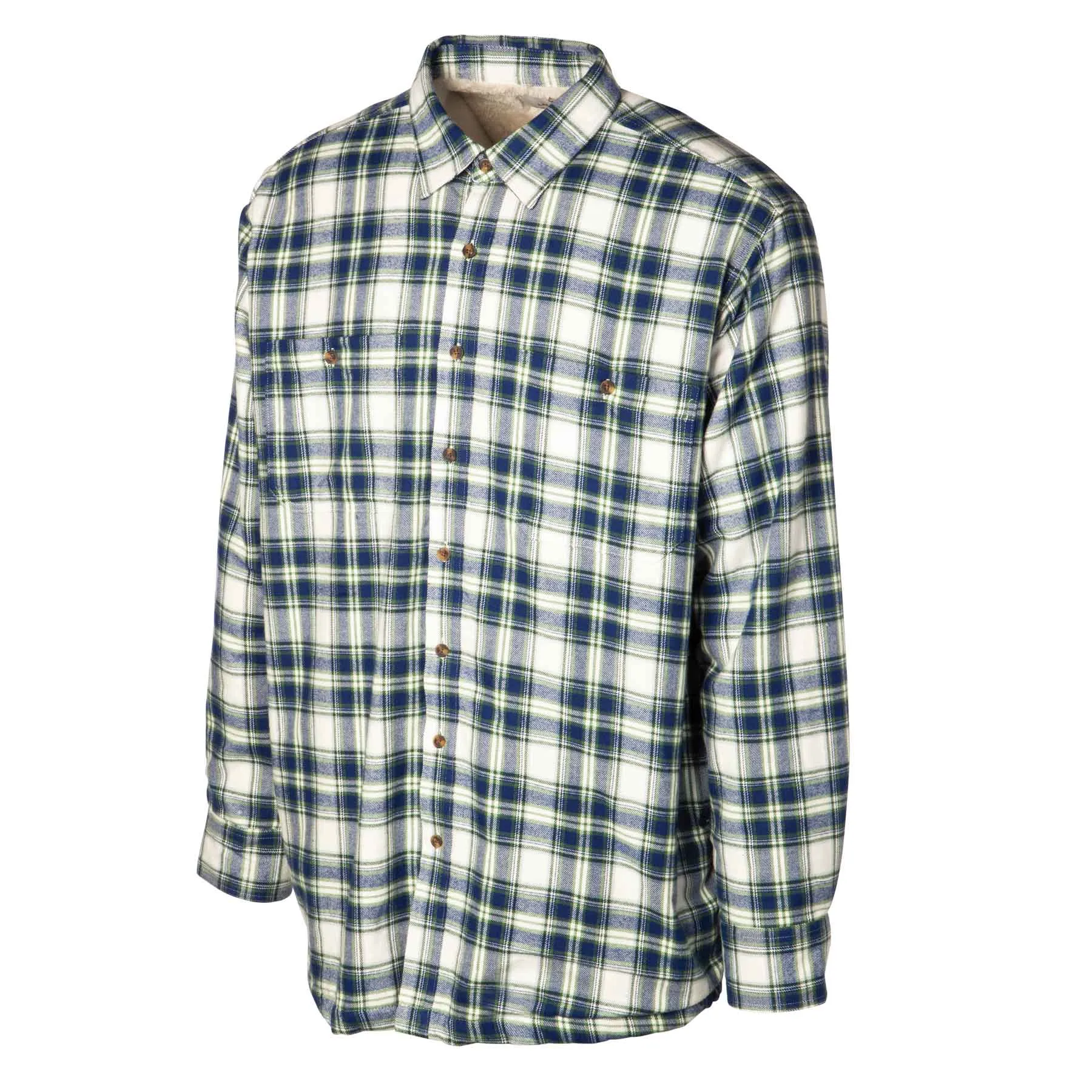 Plaid Fleece Lined Shirt