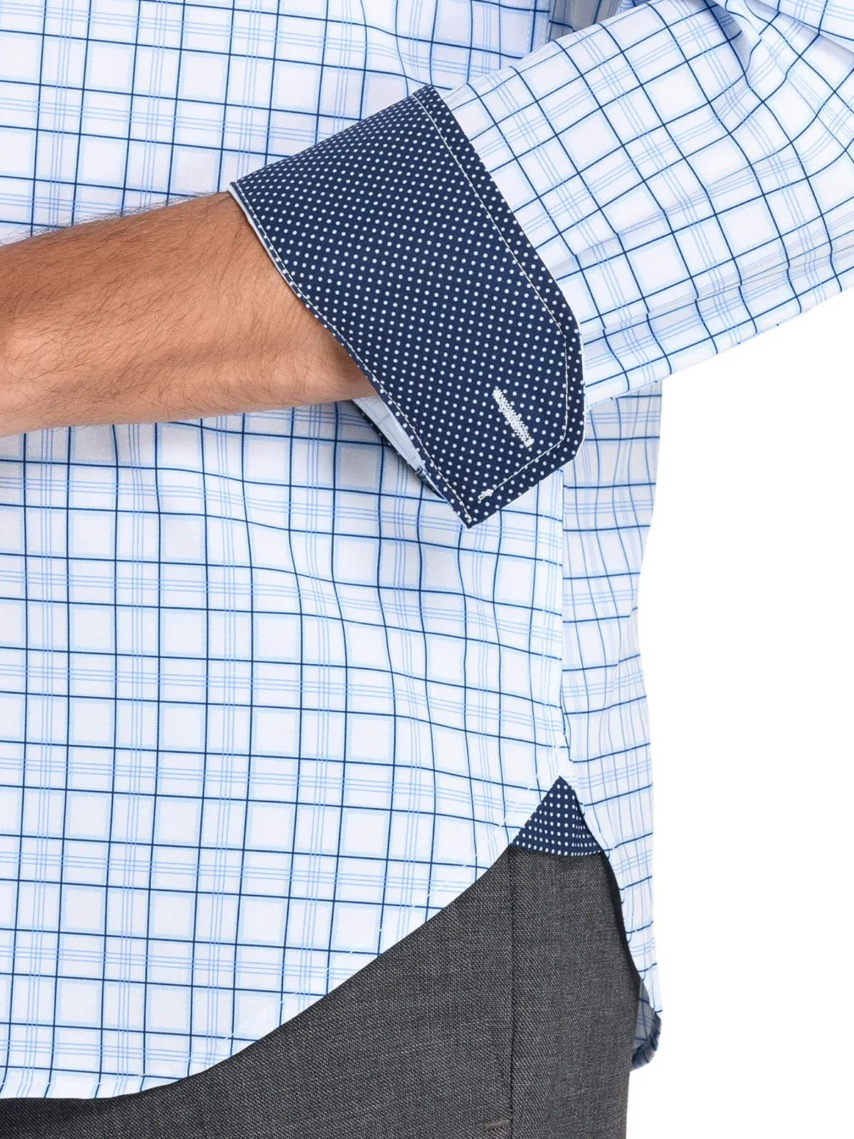 Plaid Performance Dress Shirt