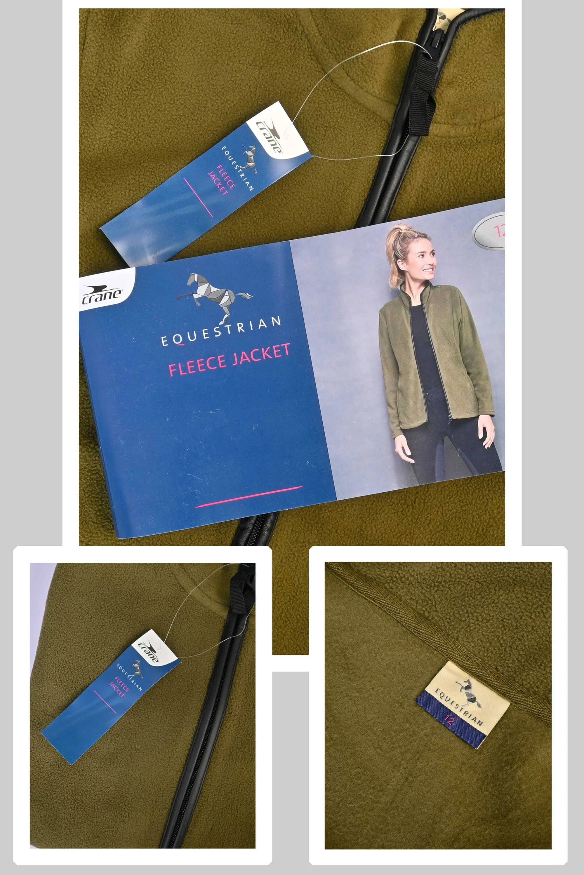 Premium Equestrian Women's Full Sleeves Polar Fleece Jacket