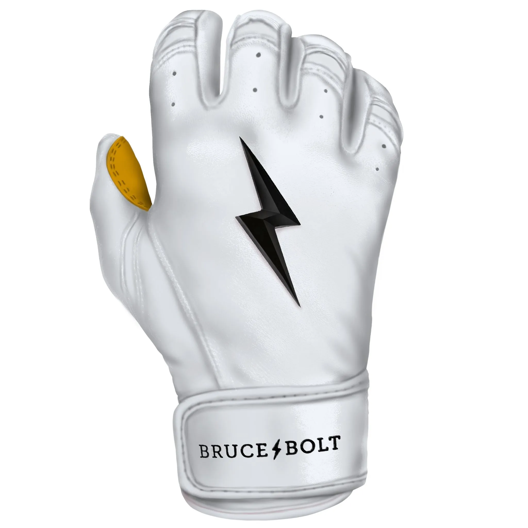 PREMIUM PRO Short Cuff Batting Gloves | WHITE