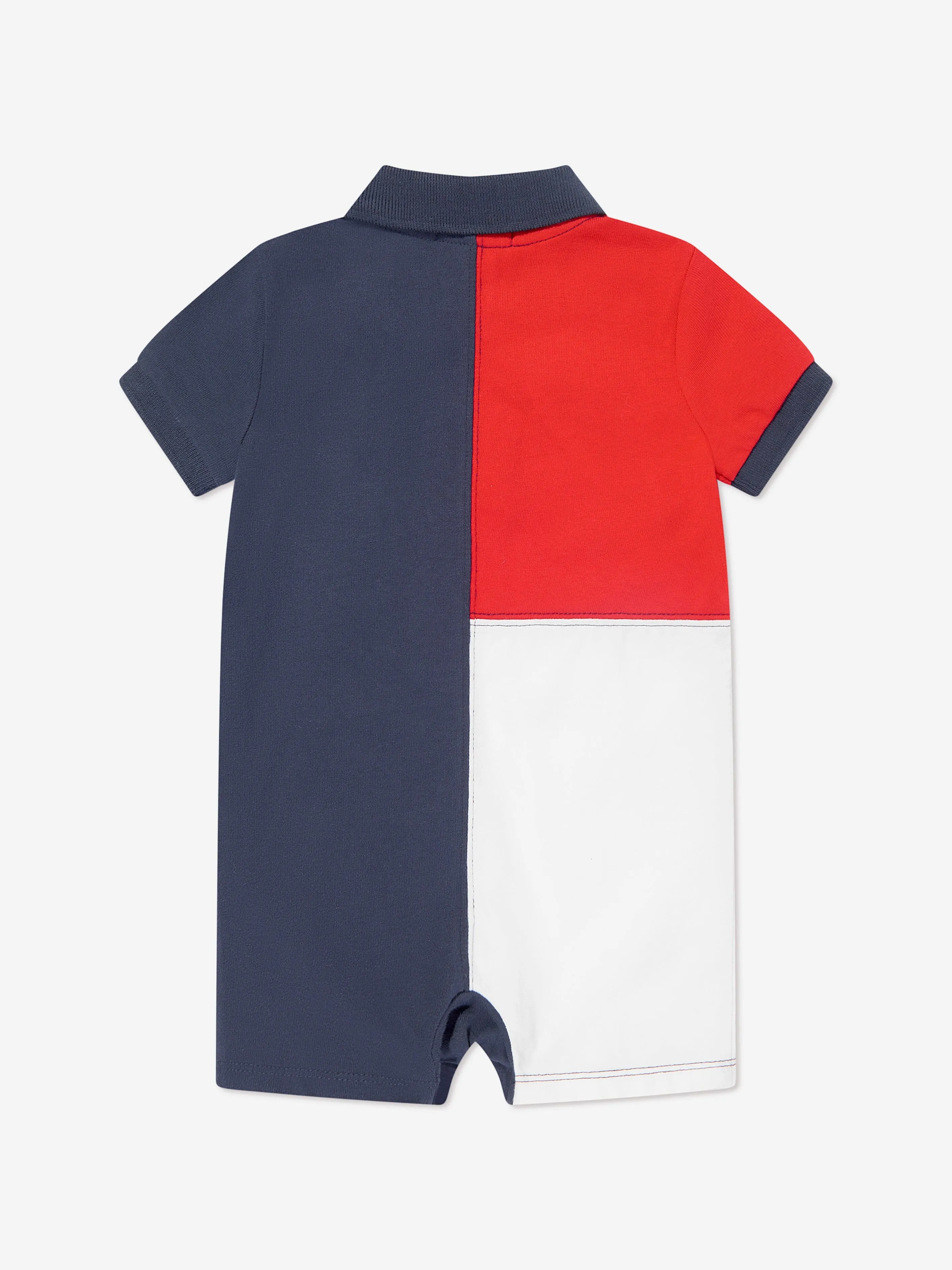 Ralph Lauren Baby Boys Polo Romper in Multicolour