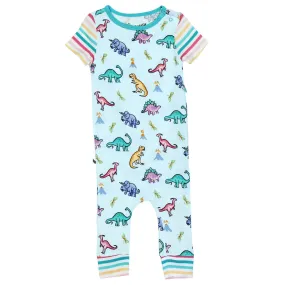 Rawr Your World Dinos & Dragonflies Romper with Side Zipper (0-3T)