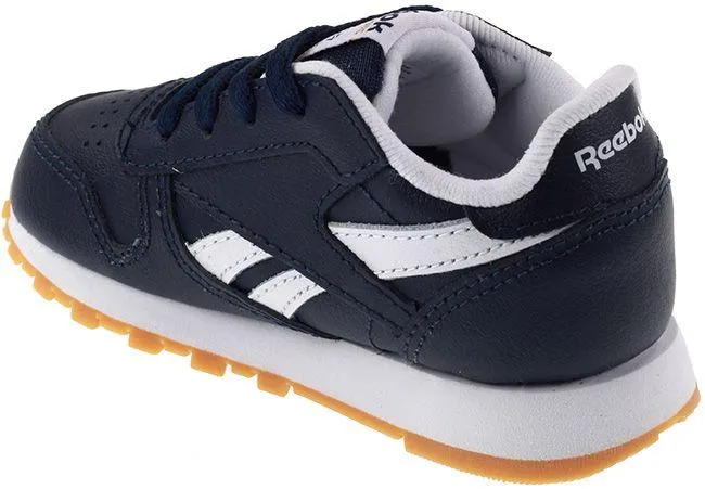 Reebok Infants Classic Leather Collegiate Navy White Gum