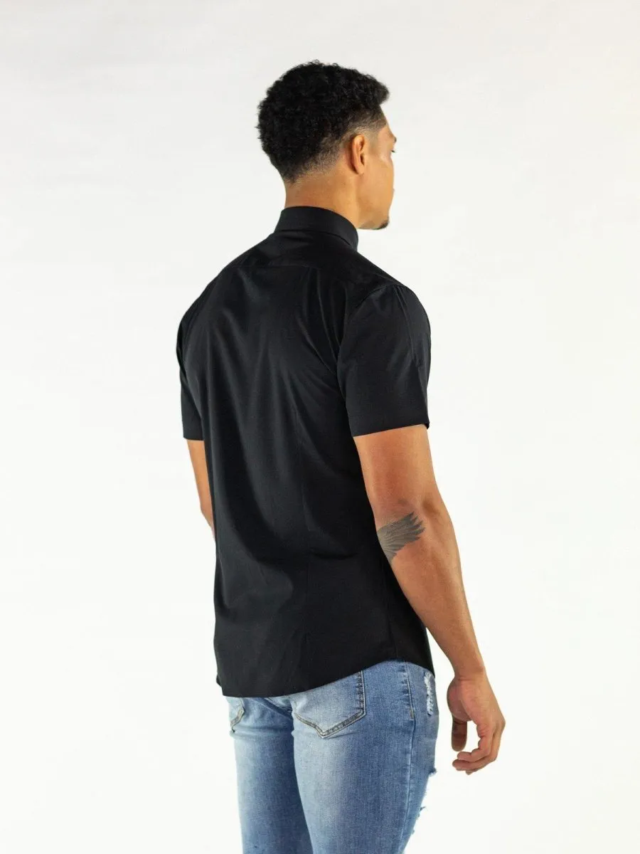 Return Sale - Performance Bamboo Short Sleeve Shirt - Black