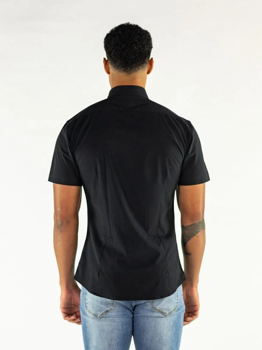 Return Sale - Performance Bamboo Short Sleeve Shirt - Black