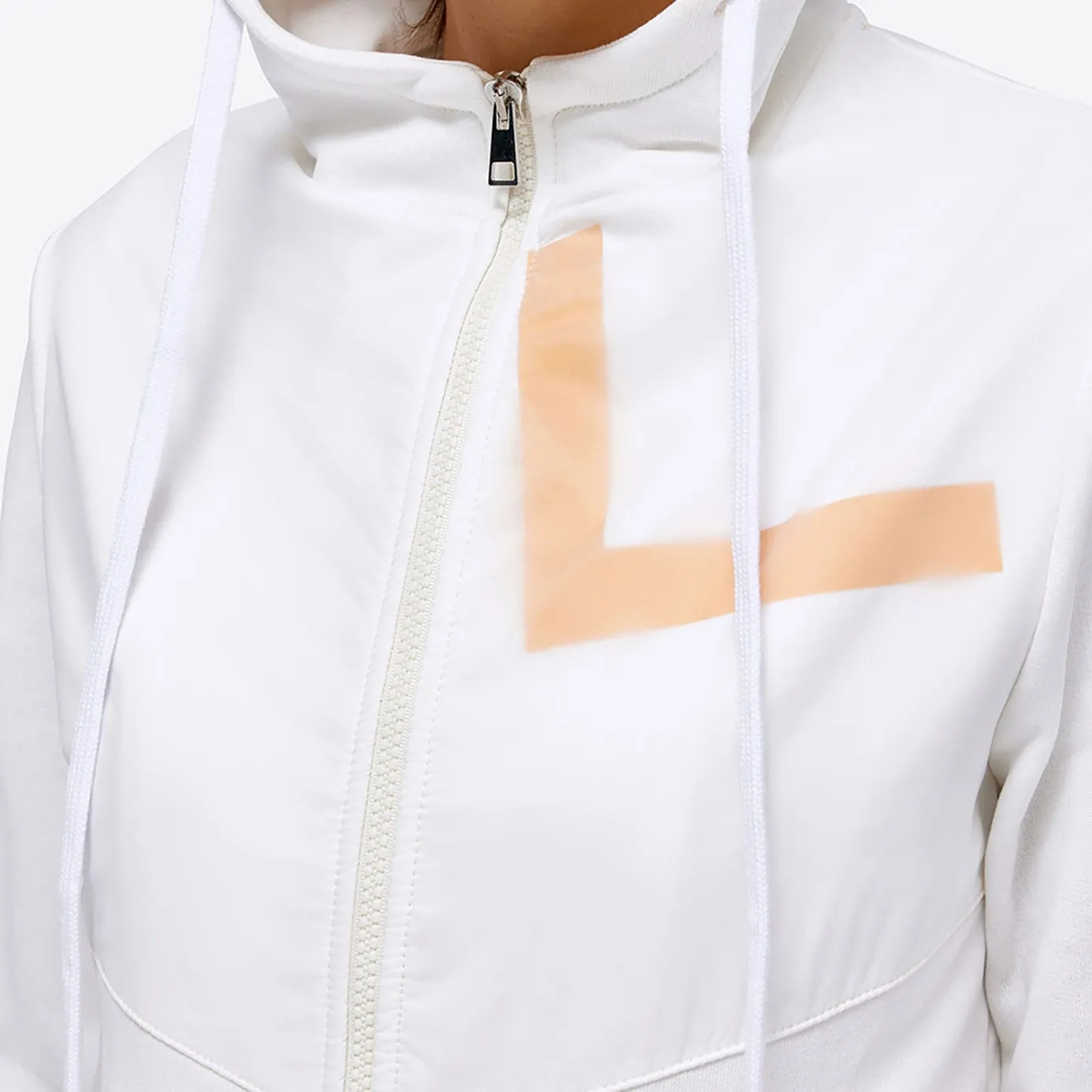 Rider's Gene Hooded Zip Sweatshirt - Cream