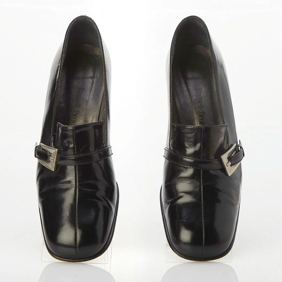 Russell & Bromley Patent Leather Black Shoe UK Size 6.5