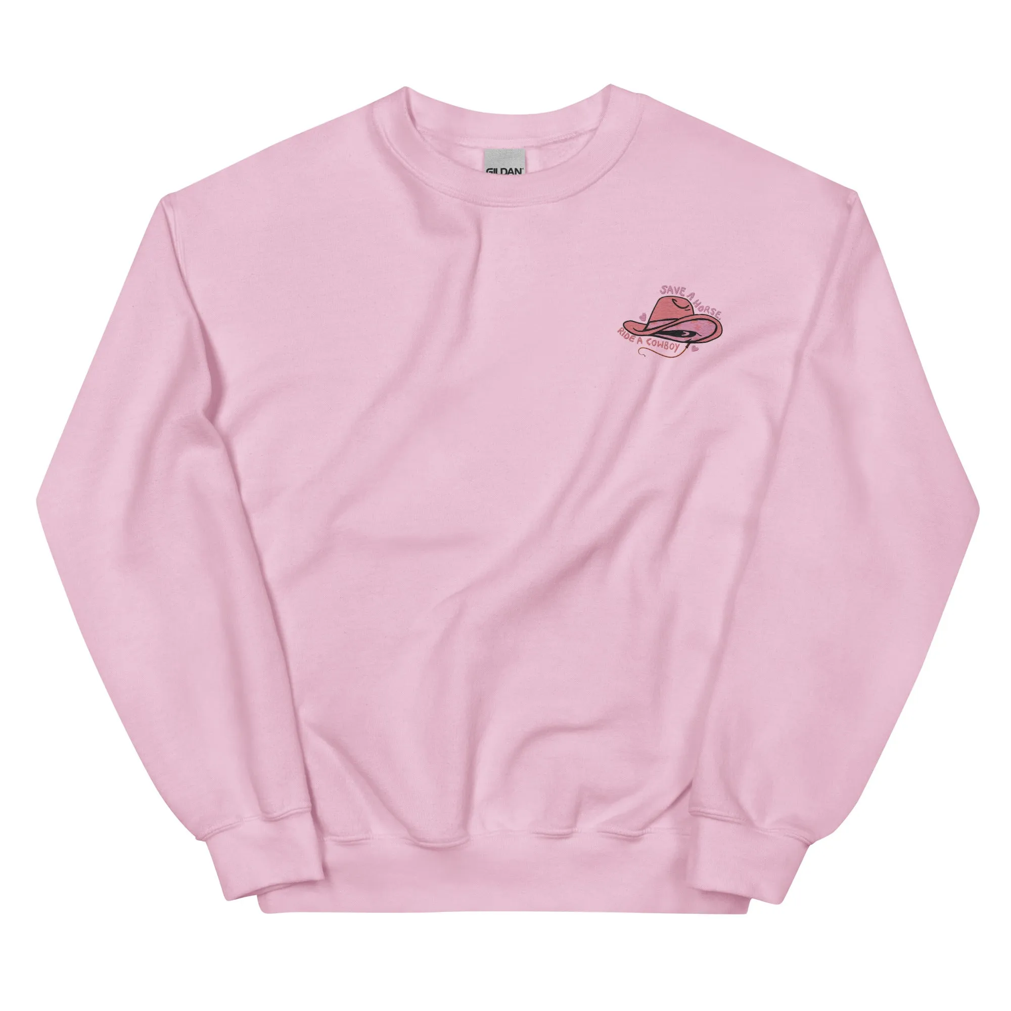 Save a horse embroidered crewneck