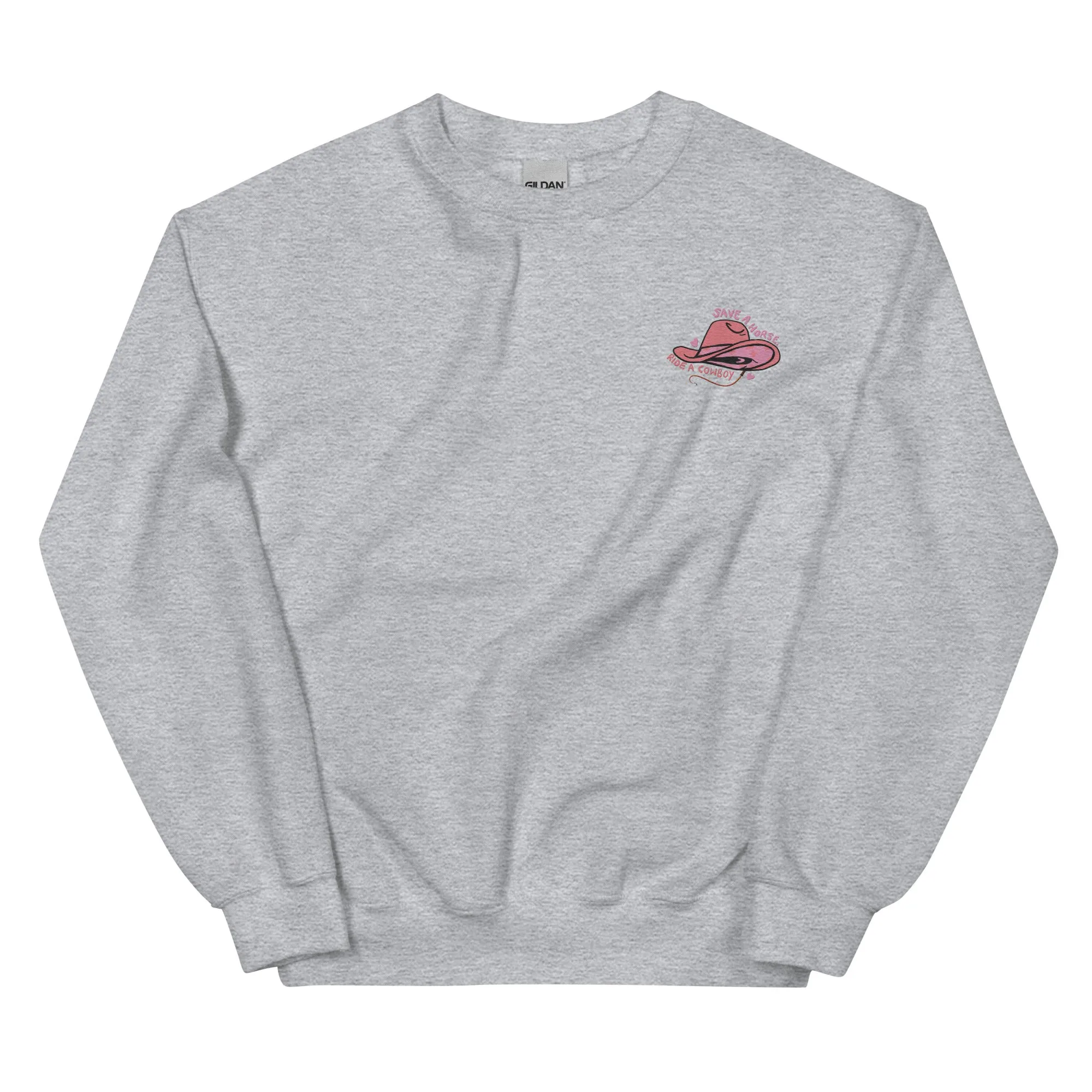 Save a horse embroidered crewneck