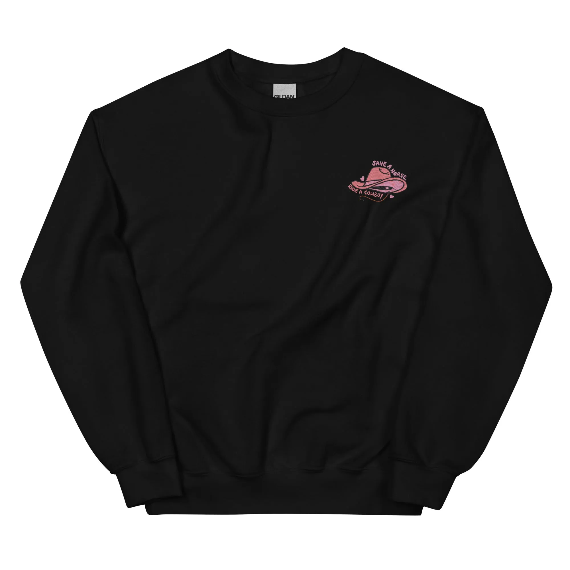 Save a horse embroidered crewneck