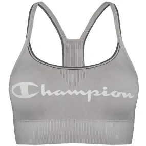 Seamless Crop Top Sweatshirt Bra Light Grey Heather - Champion