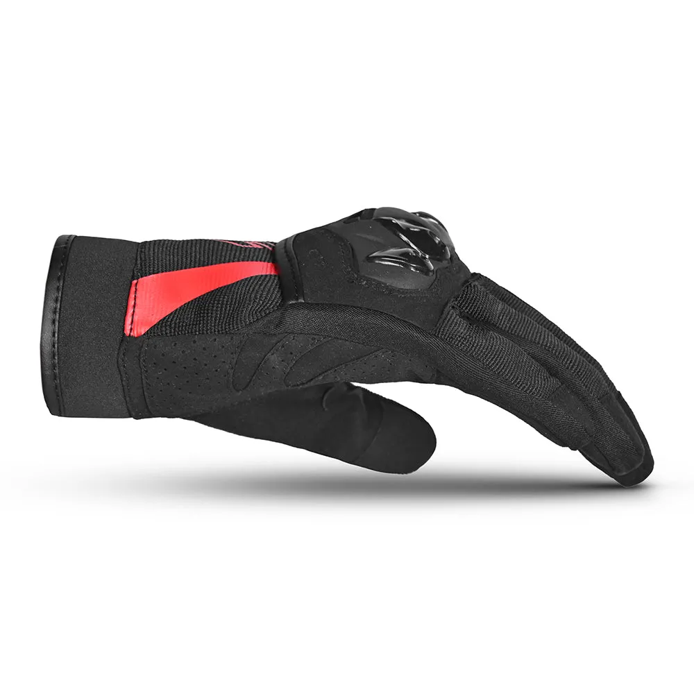 SHUA Shot Summer Gloves  Black Red