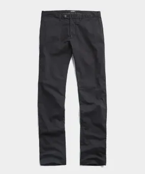 Slim Fit Tab Front Stretch Chino in Black