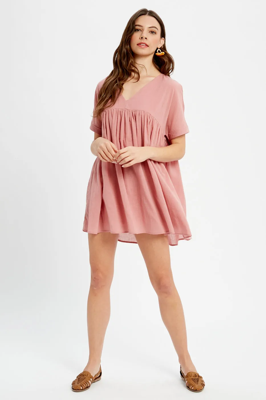 So Sweet Babydoll Dress, Rose Dust