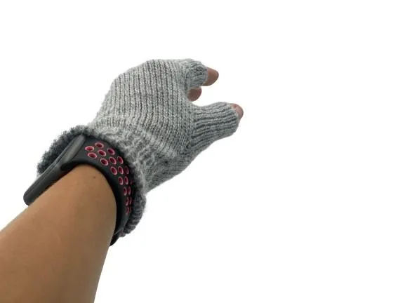 Solid Color Fingerless Alpaca Gloves