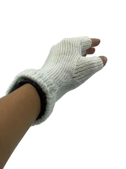 Solid Color Fingerless Alpaca Gloves