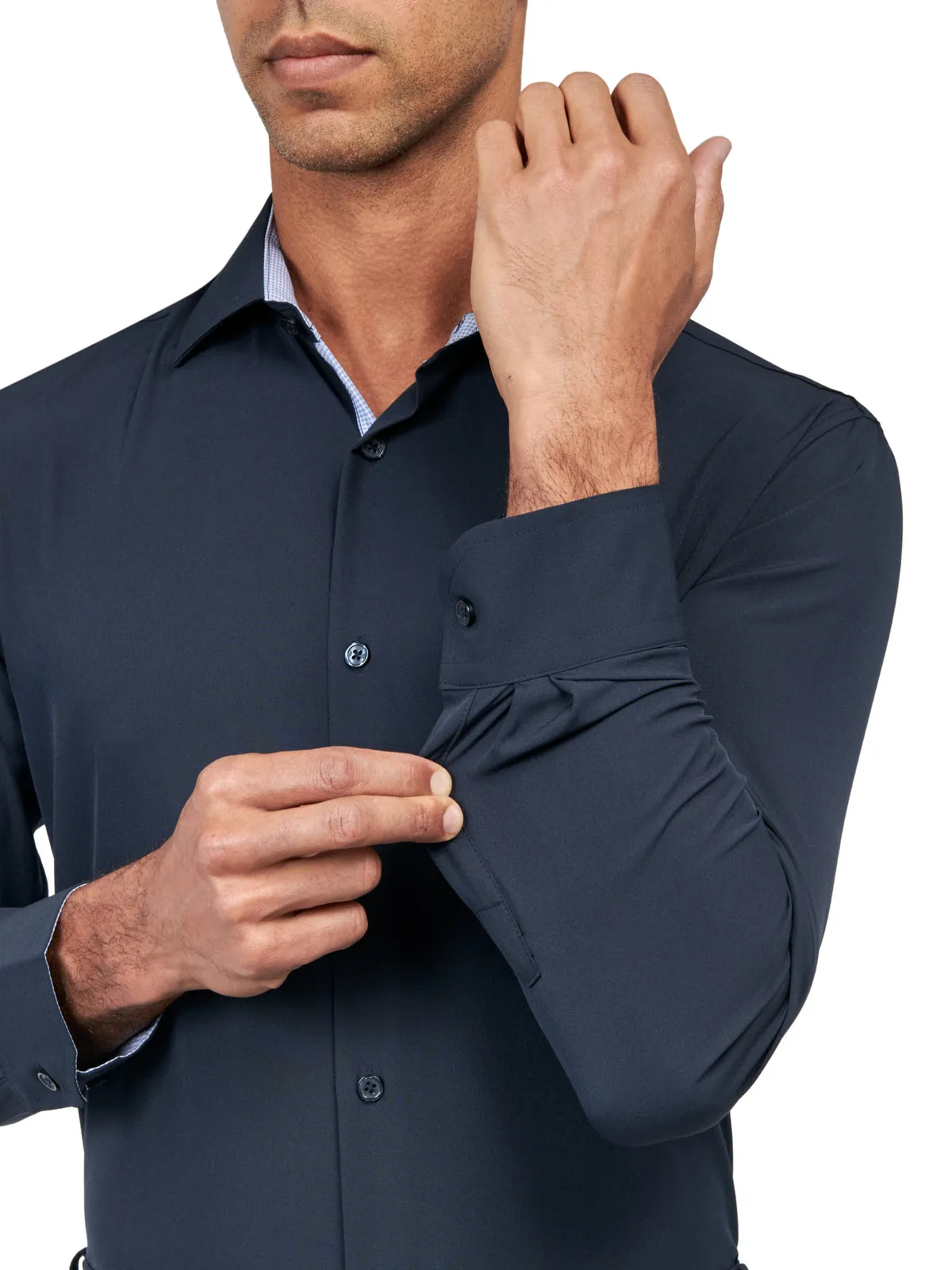 Solid Performance Dress Shirt