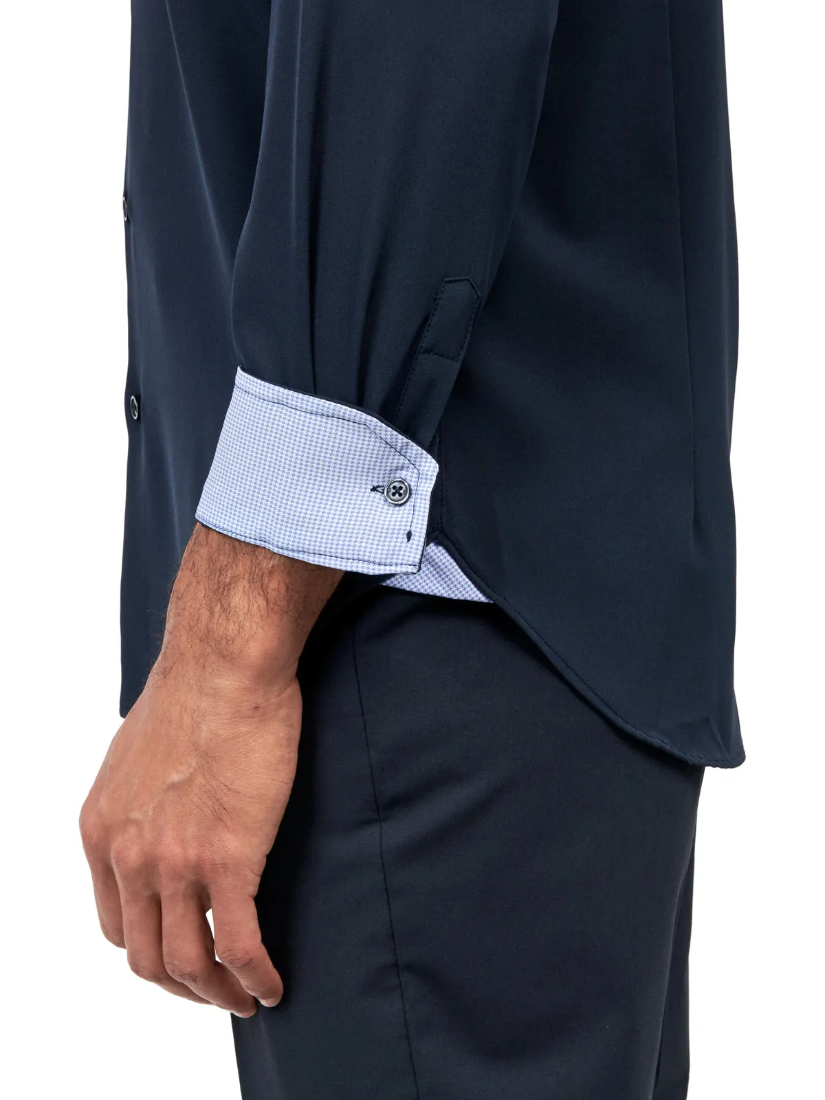 Solid Performance Dress Shirt