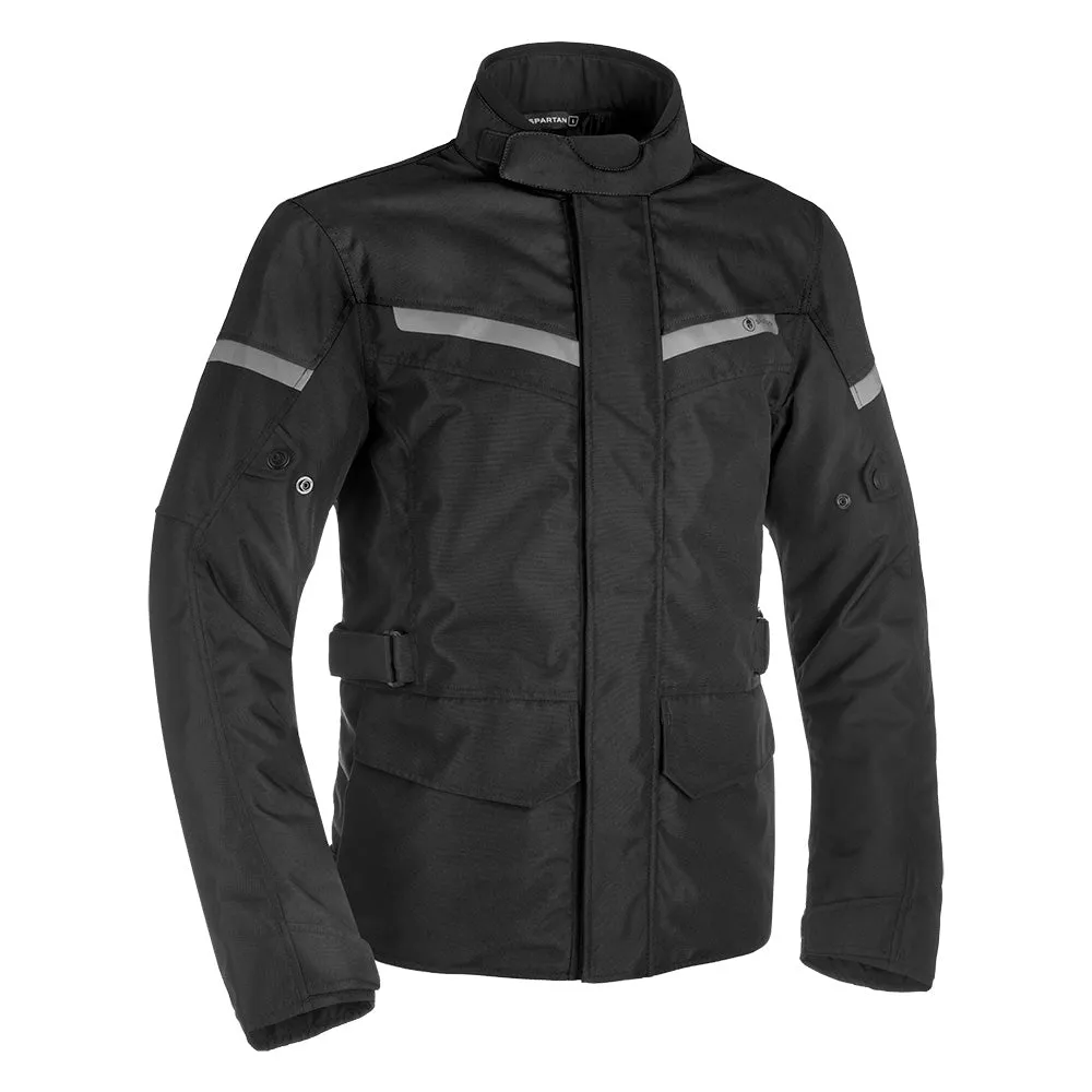 Spartan Long WP Men's Motorbike Jacket Black