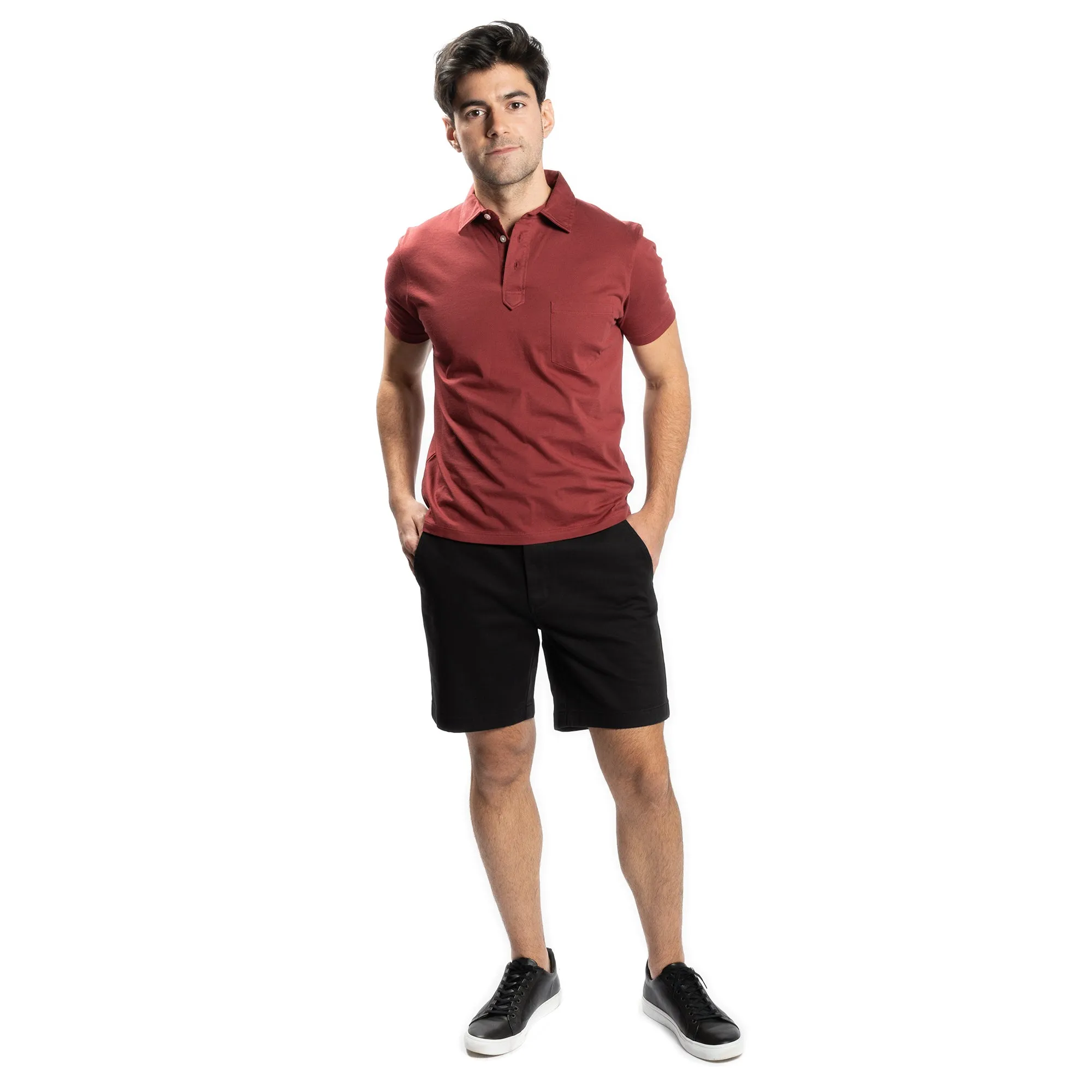 Stretch Chino Shorts - Black