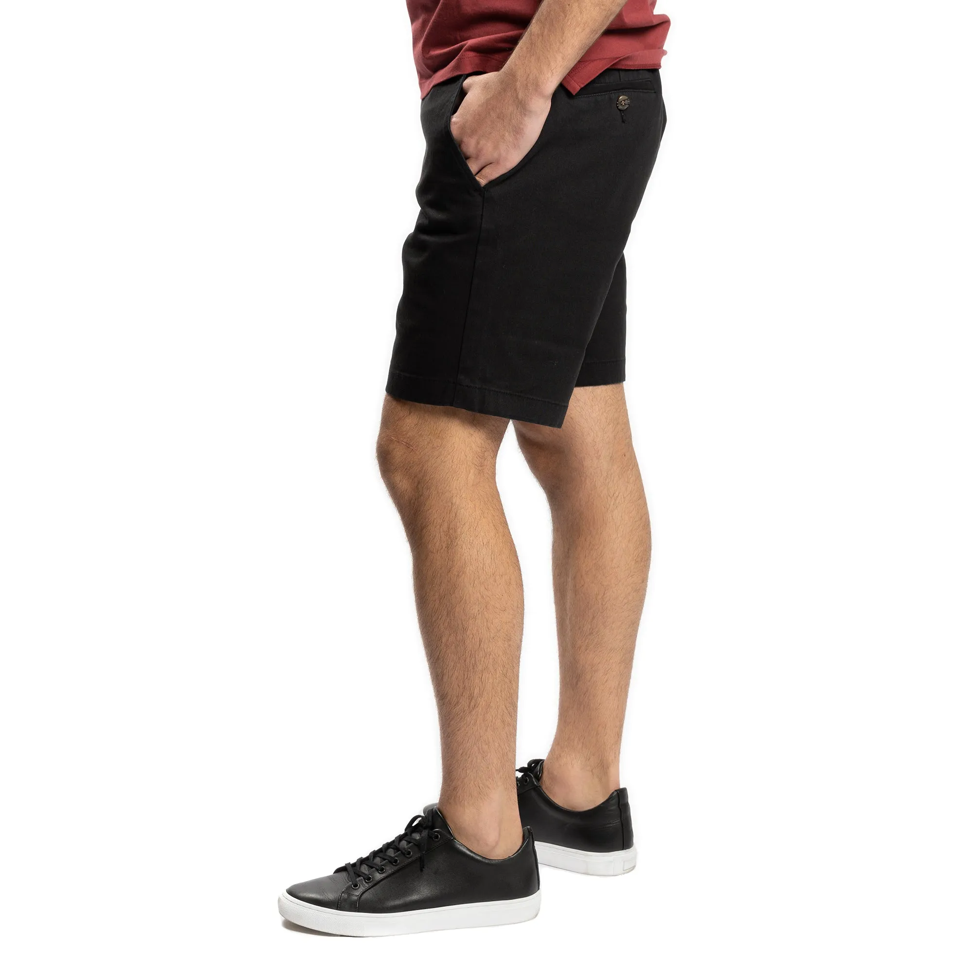 Stretch Chino Shorts - Black