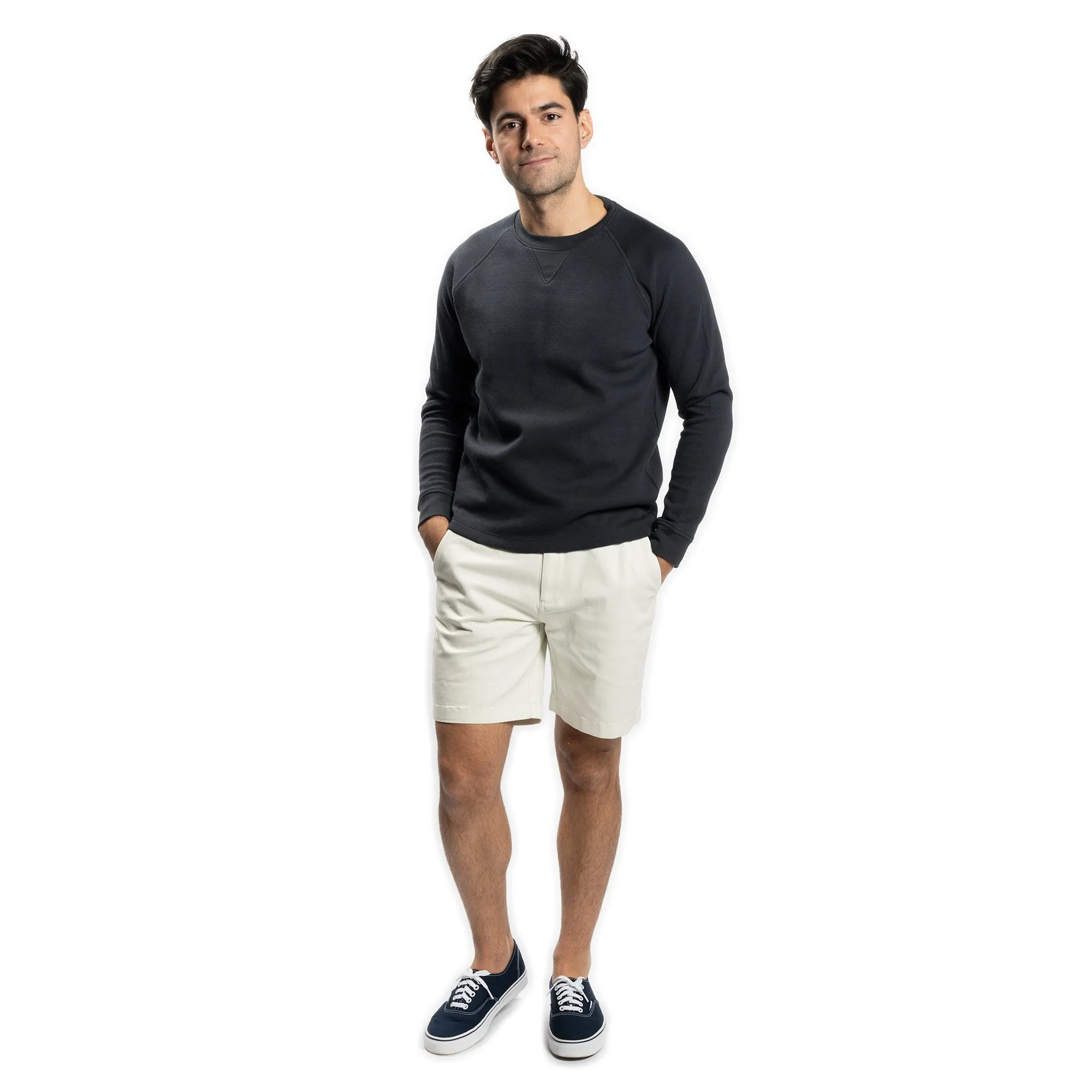 Stretch Chino Shorts - Stone