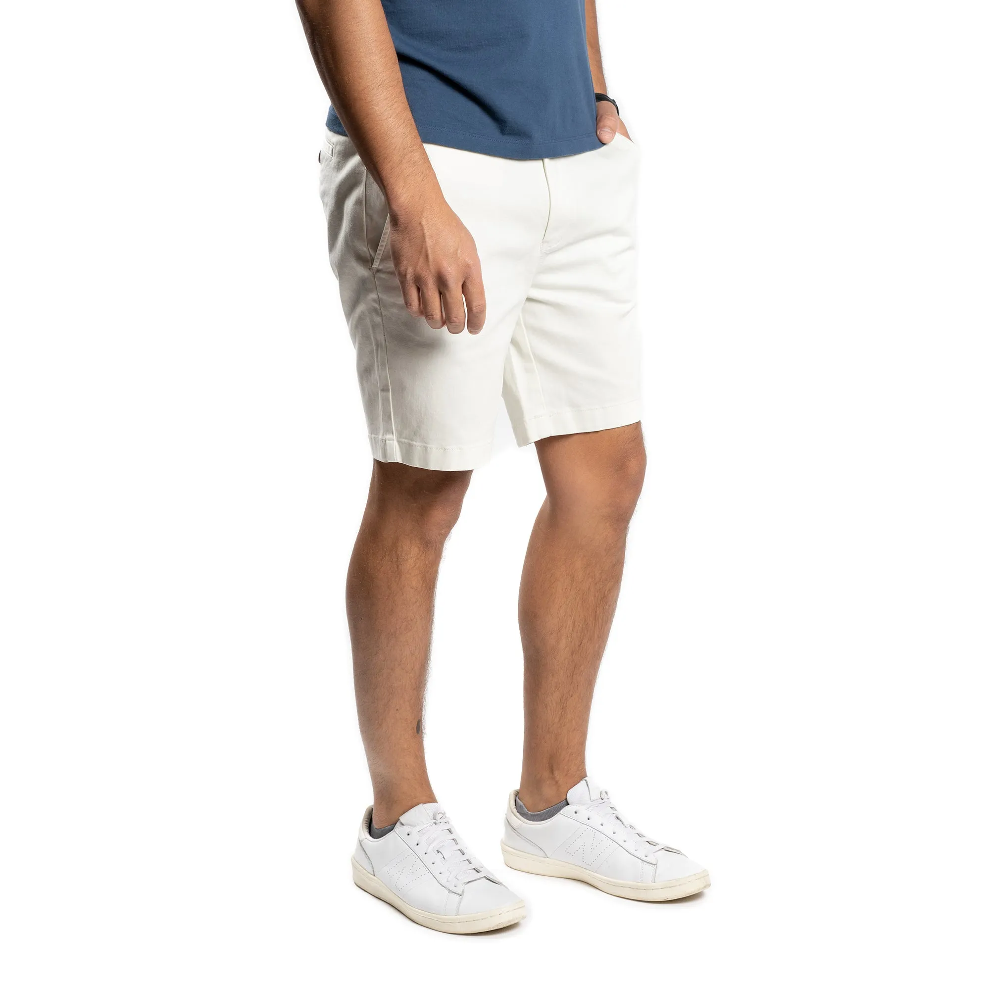 Stretch Chino Shorts - Stone