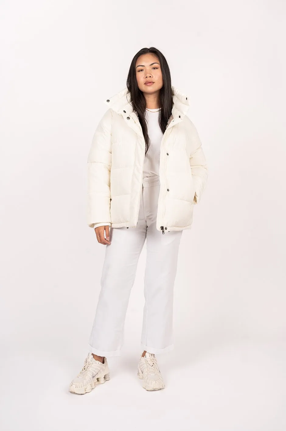 The Brunch Puffer in Ivory