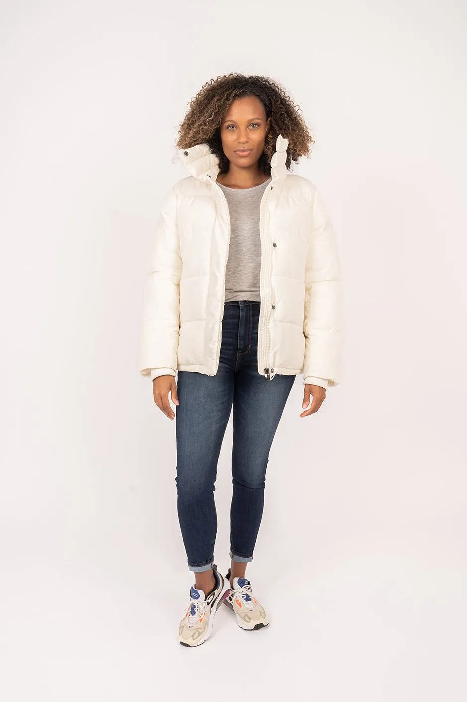 The Brunch Puffer in Ivory