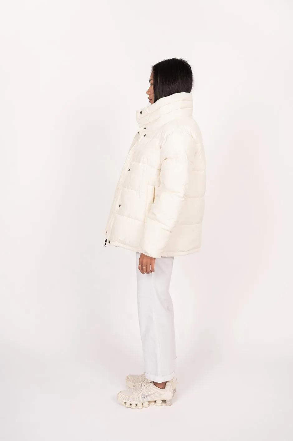 The Brunch Puffer in Ivory