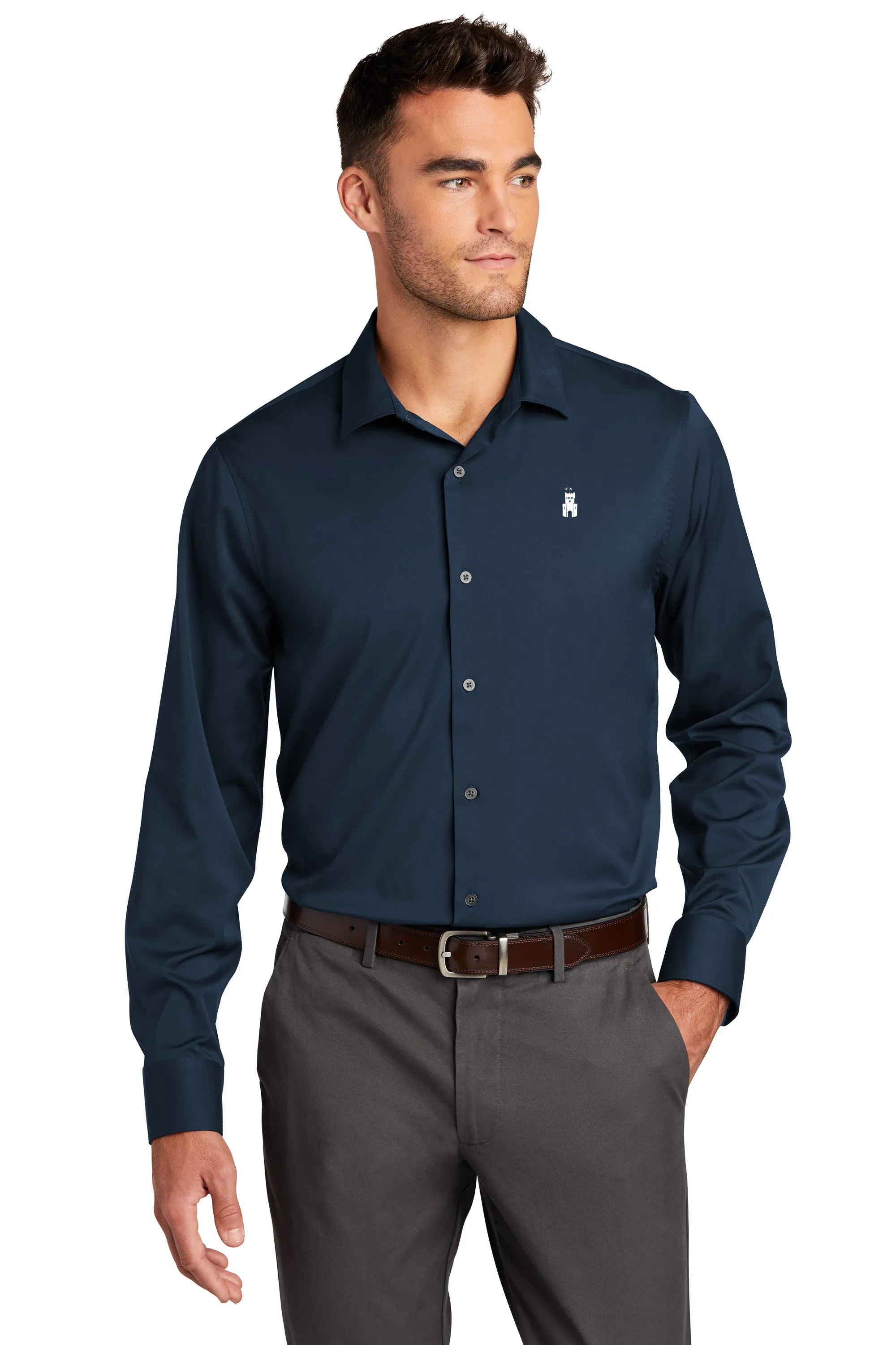 The Citadel, Barracks Long Sleeve Stretch Dress Shirt