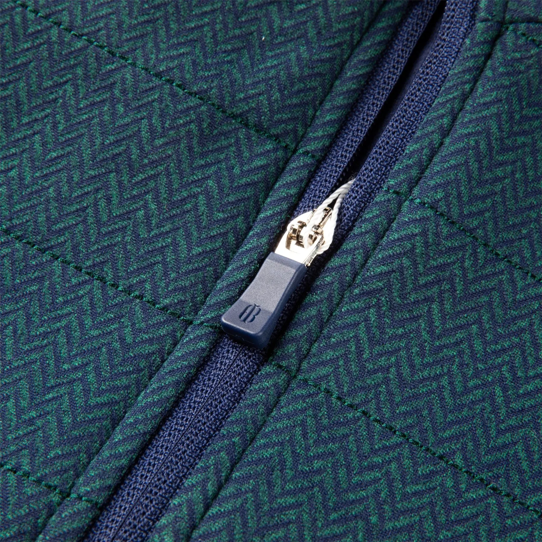 The Perry Insulated Fleece Jacket Pine Herringbone - AW23