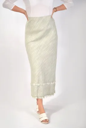 Tweed Maxi Skirt