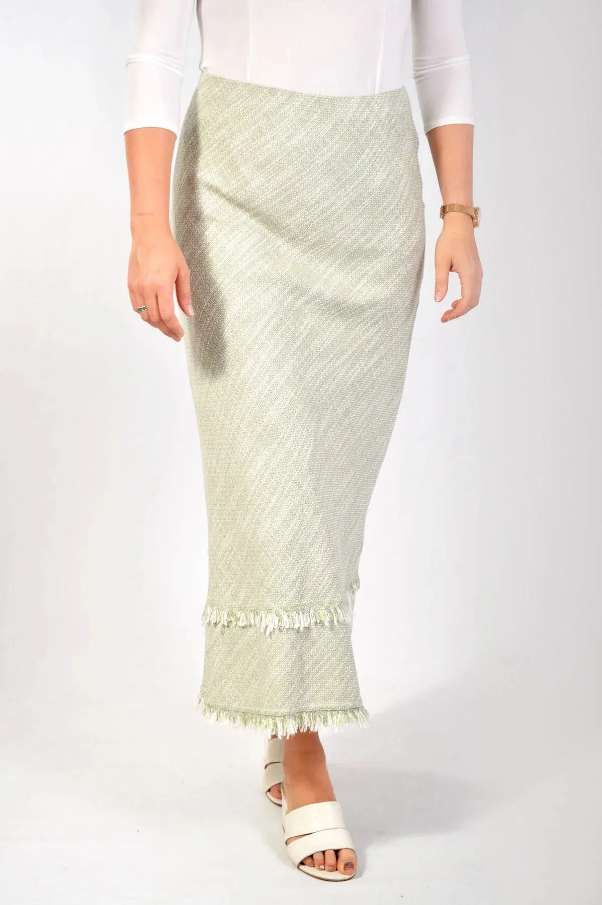 Tweed Maxi Skirt