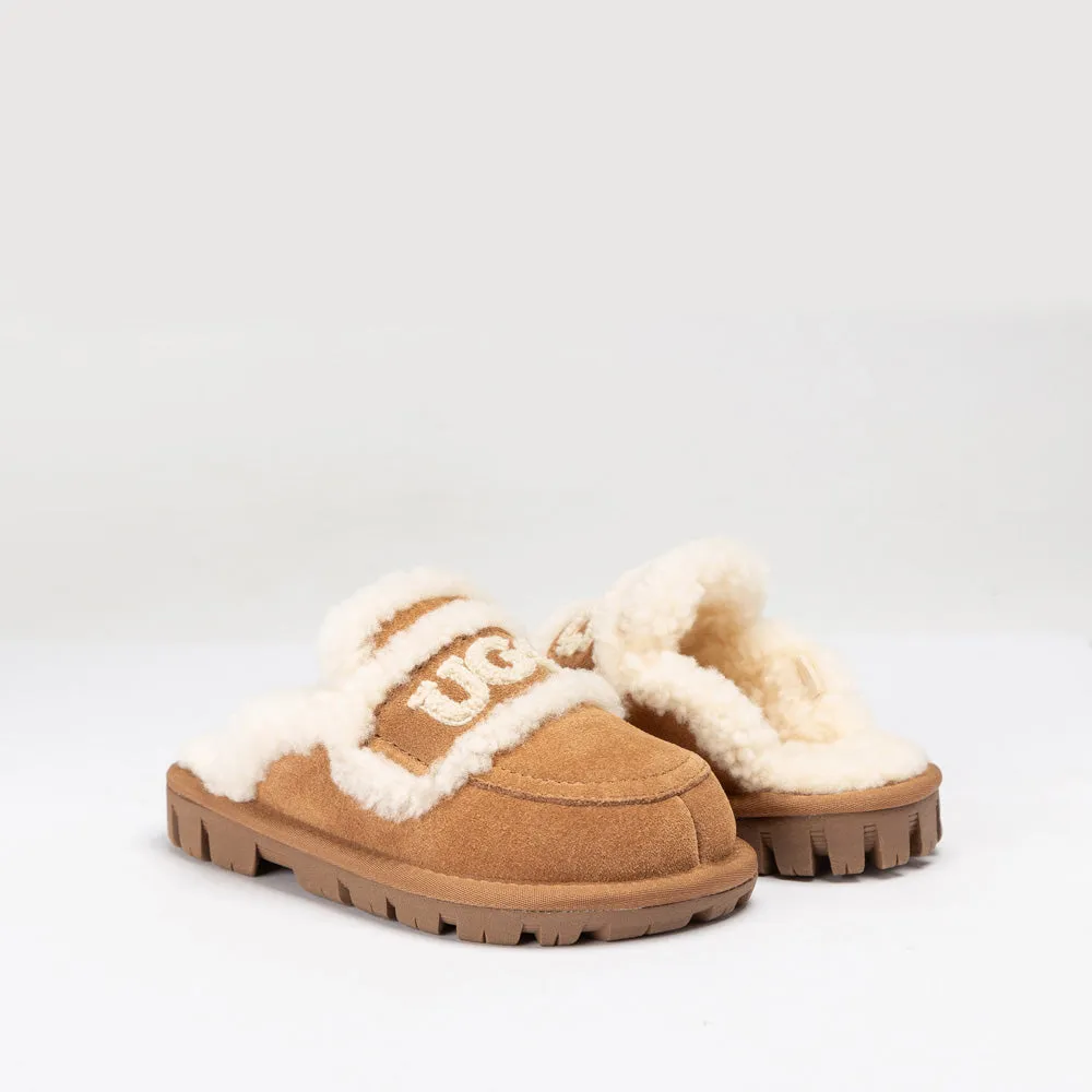 Ugg Kids Violet Shearling Slipper (Detachable Feature)