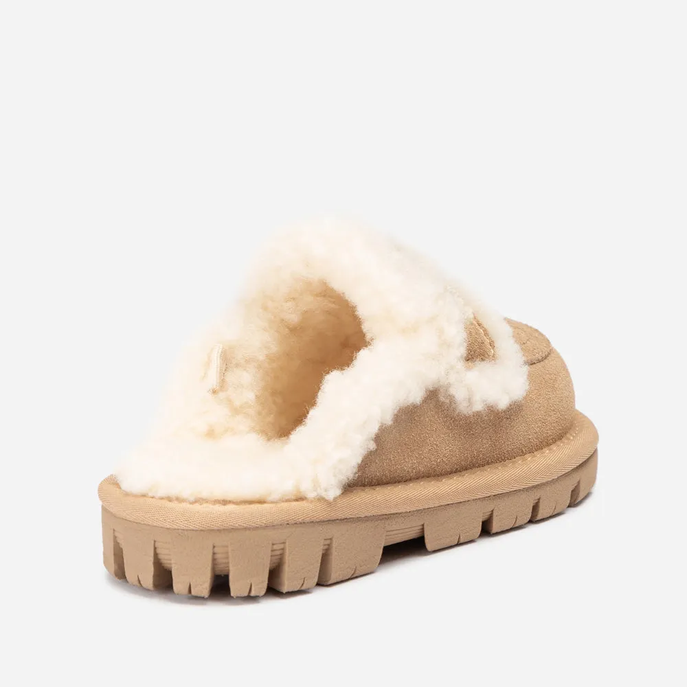 Ugg Kids Violet Shearling Slipper (Detachable Feature)