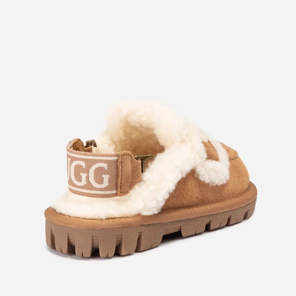 Ugg Kids Violet Shearling Slipper (Detachable Feature)