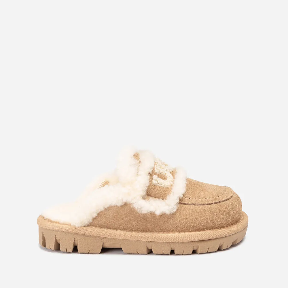 Ugg Kids Violet Shearling Slipper (Detachable Feature)