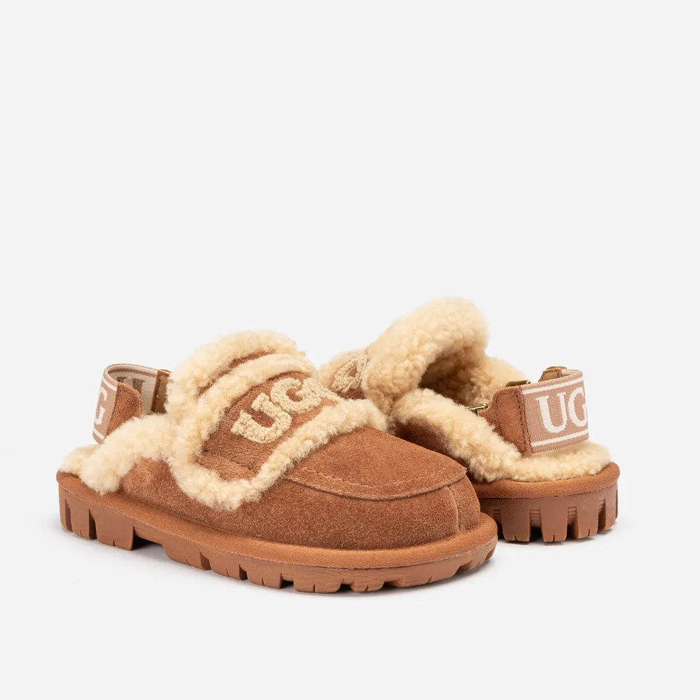 Ugg Kids Violet Shearling Slipper (Detachable Feature)