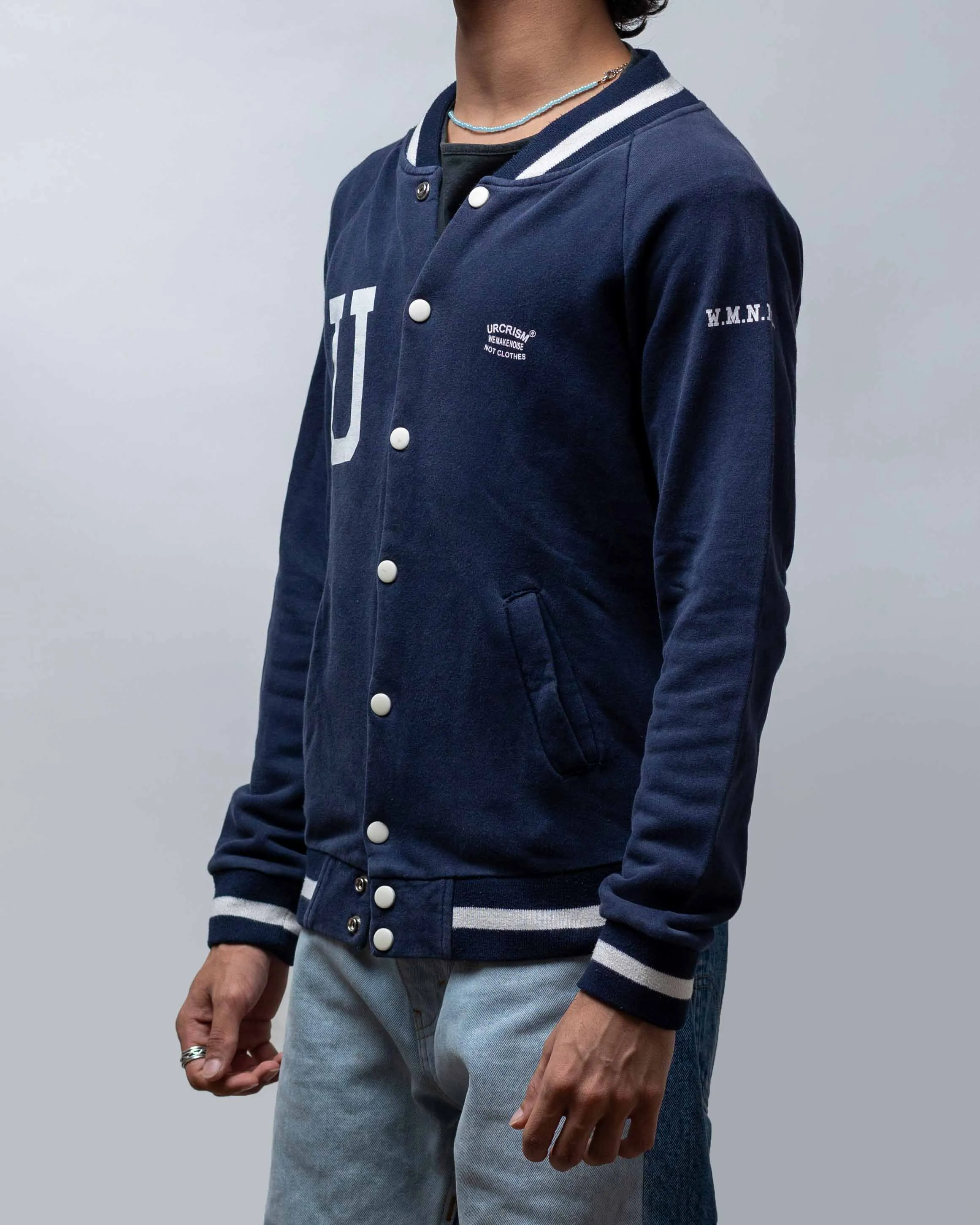 Undercover Japan W.M.N.N.C. Fleece Varsity Jacket