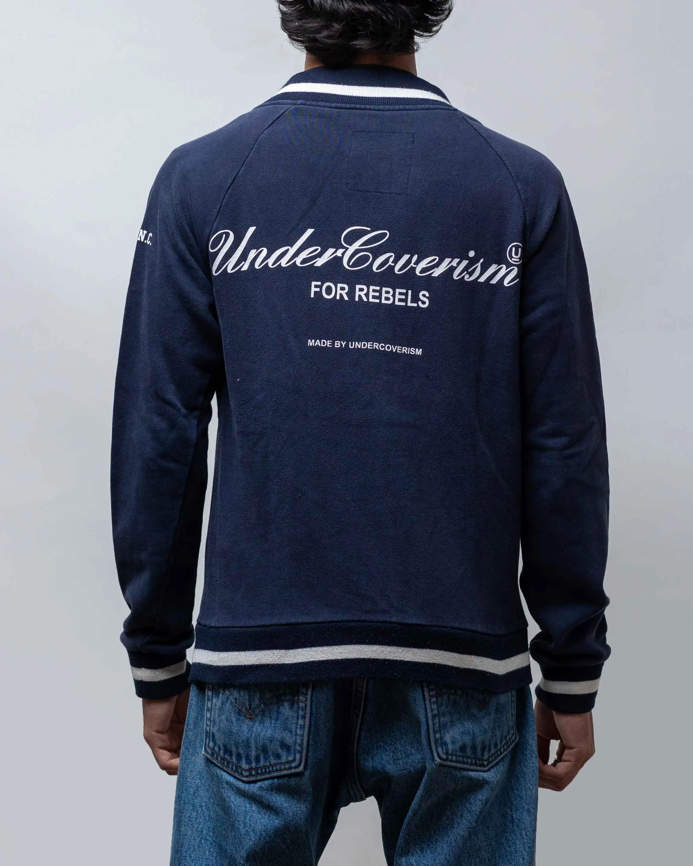 Undercover Japan W.M.N.N.C. Fleece Varsity Jacket