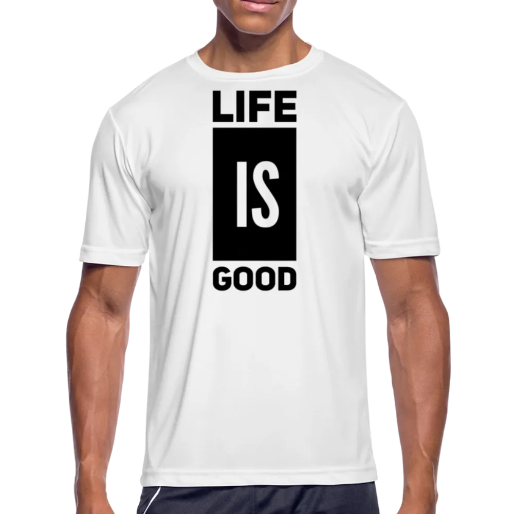 Uniquely You Mens T-Shirt / Life is Good Print II / Sports Performance Tee