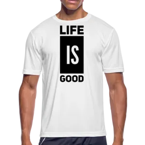 Uniquely You Mens T-Shirt / Life is Good Print II / Sports Performance Tee