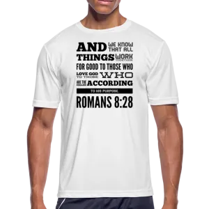 Uniquely You Mens T-Shirt / Sports Performance - Moisture Wicking / Romans 8:28