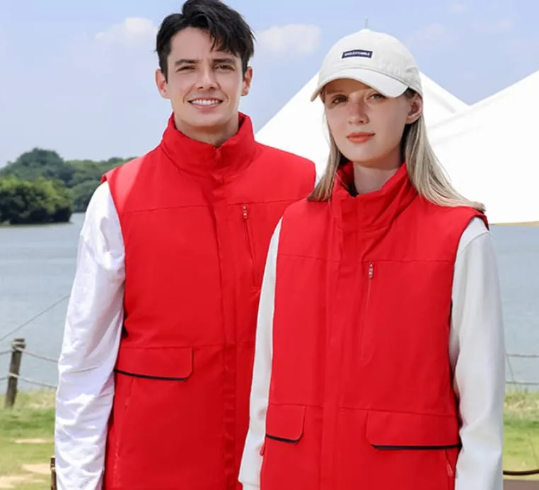 Unisex Fleece Sleeveless Jacket